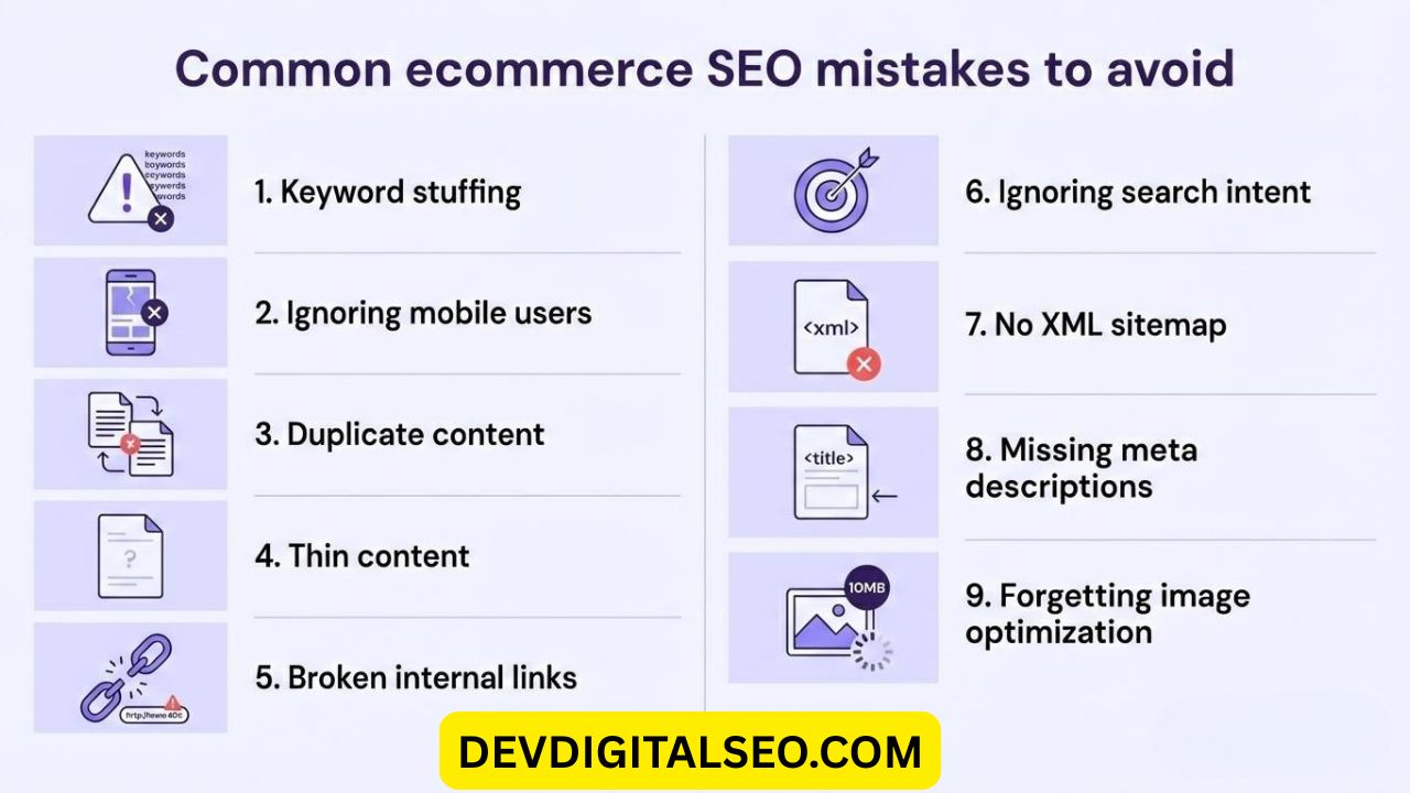 E-commerce SEO Mistakes